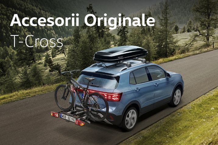 Descoperă accesoriile originale pentru autoturismul tău VW T-Cross