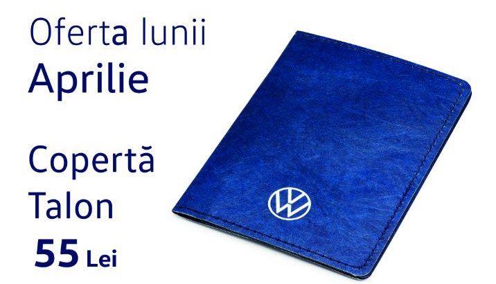 Copertă talon Volkswagen la numai 55 Lei.