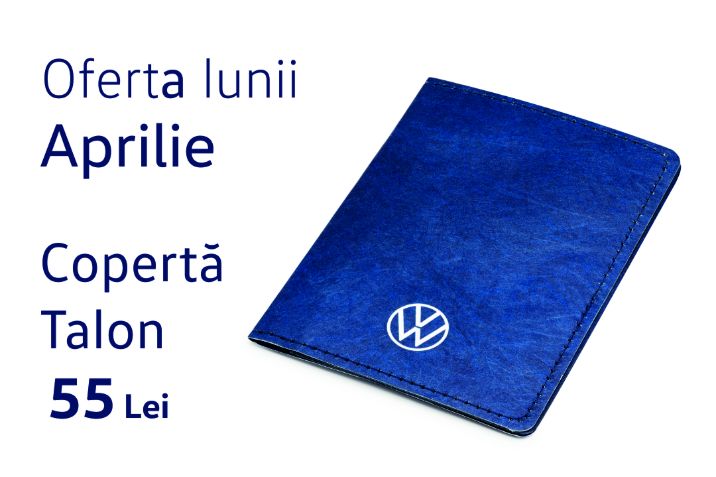 Copertă talon Volkswagen la numai 55 Lei.